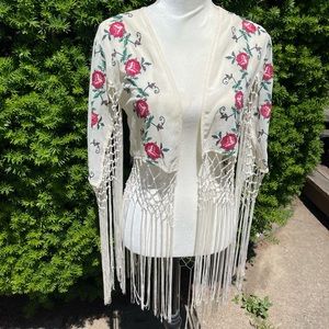 Daisy Jone & The Six style fringe kimono
